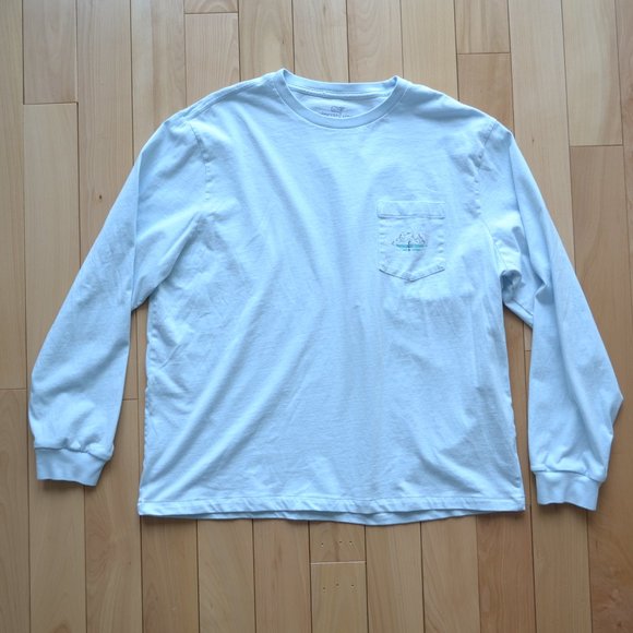 Vineyard Vines Other - Vineyard Vines Shirt Fishing Long Sleeve Size Large Light Blue Man Fishing